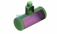 Химстойкая емкость Gidrolica Tank Chemical/горизонтальный вариант/1120х6350мм