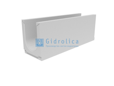 Лоток водоотводный бетонный коробчатый (СО-200мм), с уклоном 0,5% КUу 100.29,8(20).44,5(37,5) - BGU, № 30