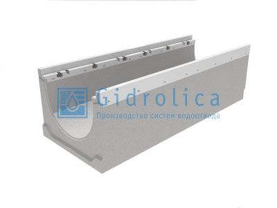 Лоток водоотводный бетонный коробчатый (СО-300мм), с оцинкованной насадкой, с уклоном 0,5% КUу 100.39,9 (30).59(52) - BGZ-V, № 39