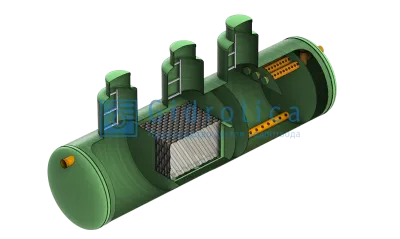 Gidrolica LOS-System 3/пескоотделитель-бензомаслоотделитель-сорбционный фильтр/5