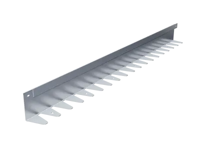 Бордюр Gidrolica Line Steel L-образный из оцинкованной стали 1200х80х70х1,5мм