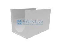 Лоток водоотводный бетонный коробчатый (СО-500мм), с уклоном 0,5% КUу 100.60,3(50).51,5(42,5) - BGU, № 13