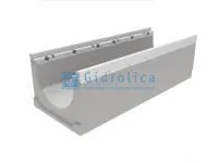 Лоток водоотводный бетонный коробчатый (СО-300мм), с оцинкованной насадкой, с уклоном 0,5% КUу 100.39,9 (30).56(49) - BGZ-V, № 33